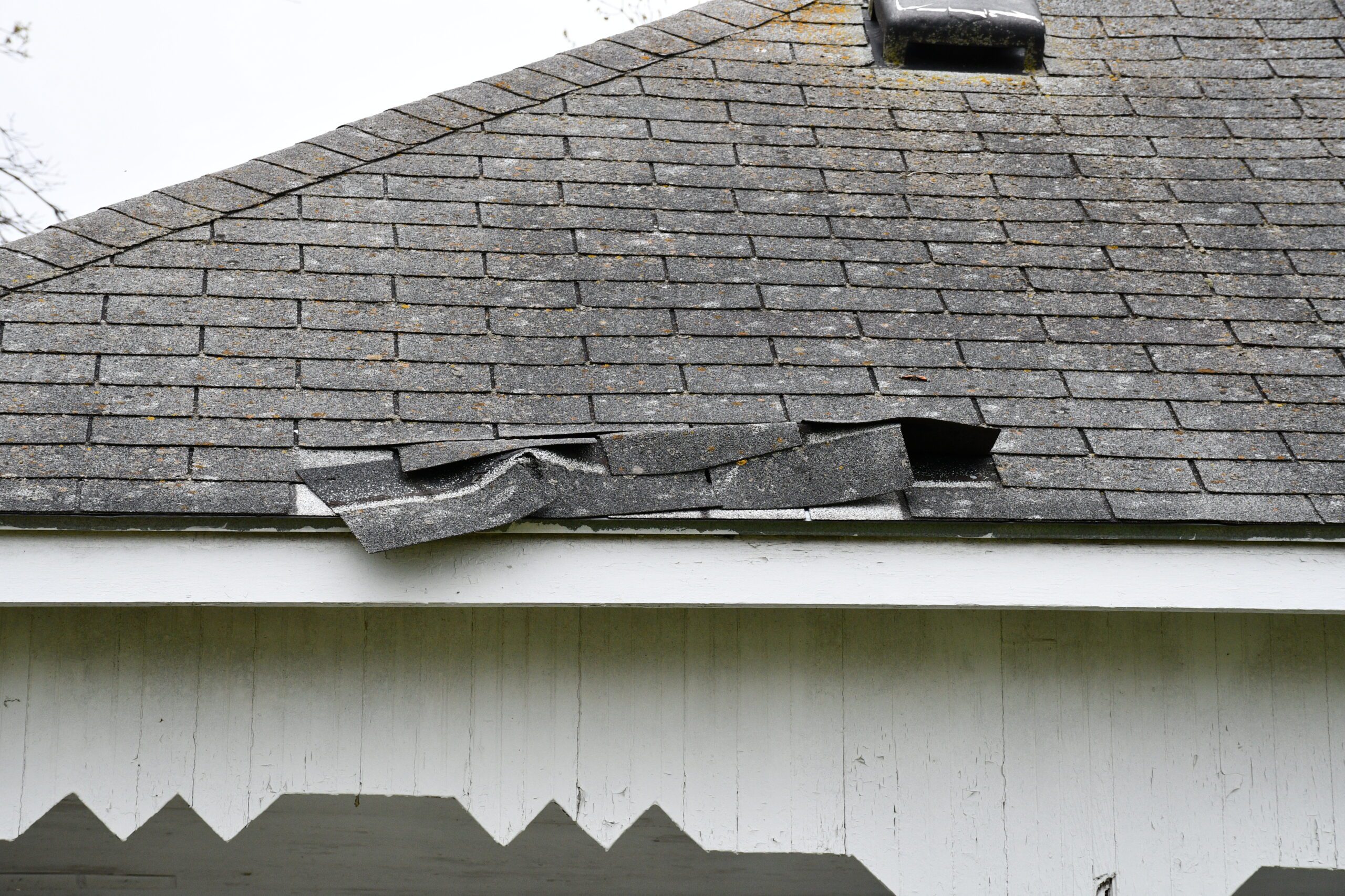 shingle damage from storm